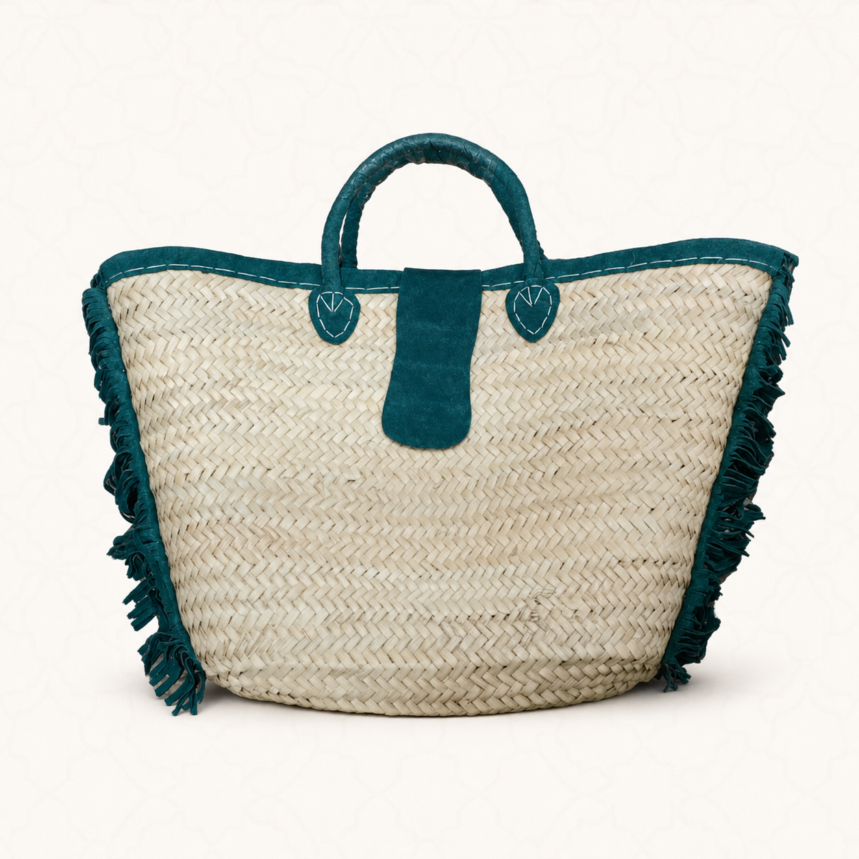 Handbag wicker Ftouh