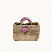 Handbag wicker Nora