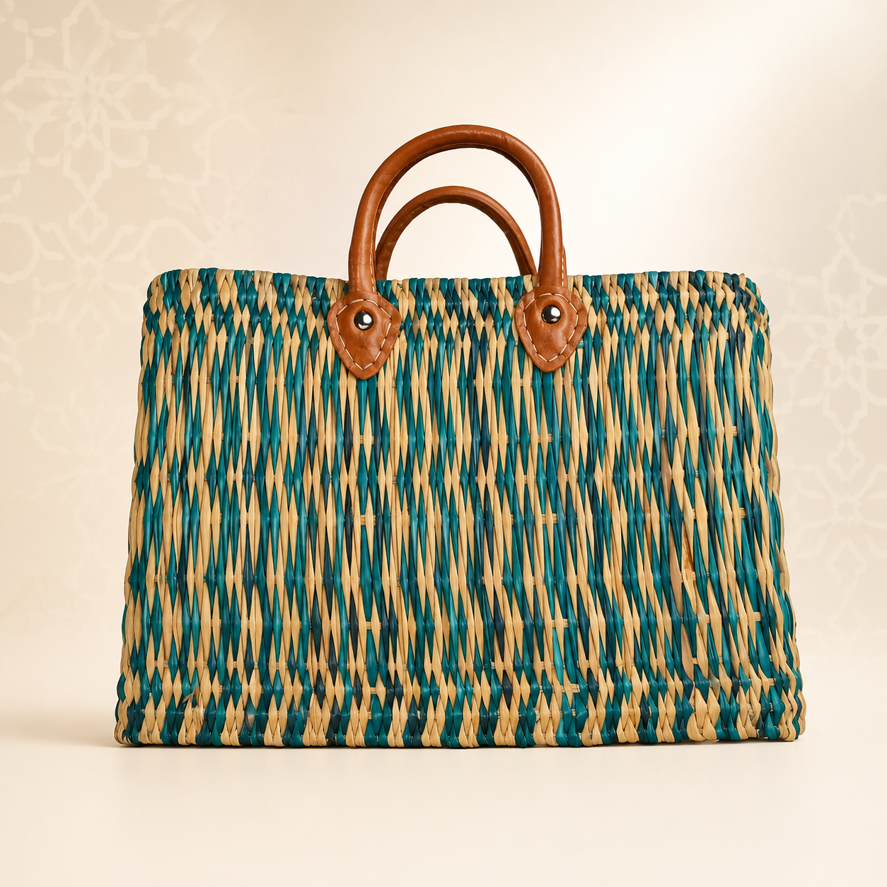 Beach bag of wicker Tamo