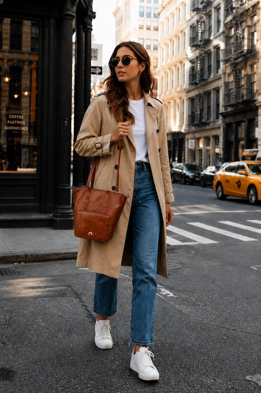 Folder Bag of Leather