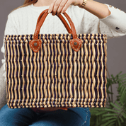 Beach bag of wicker Tamo_panier