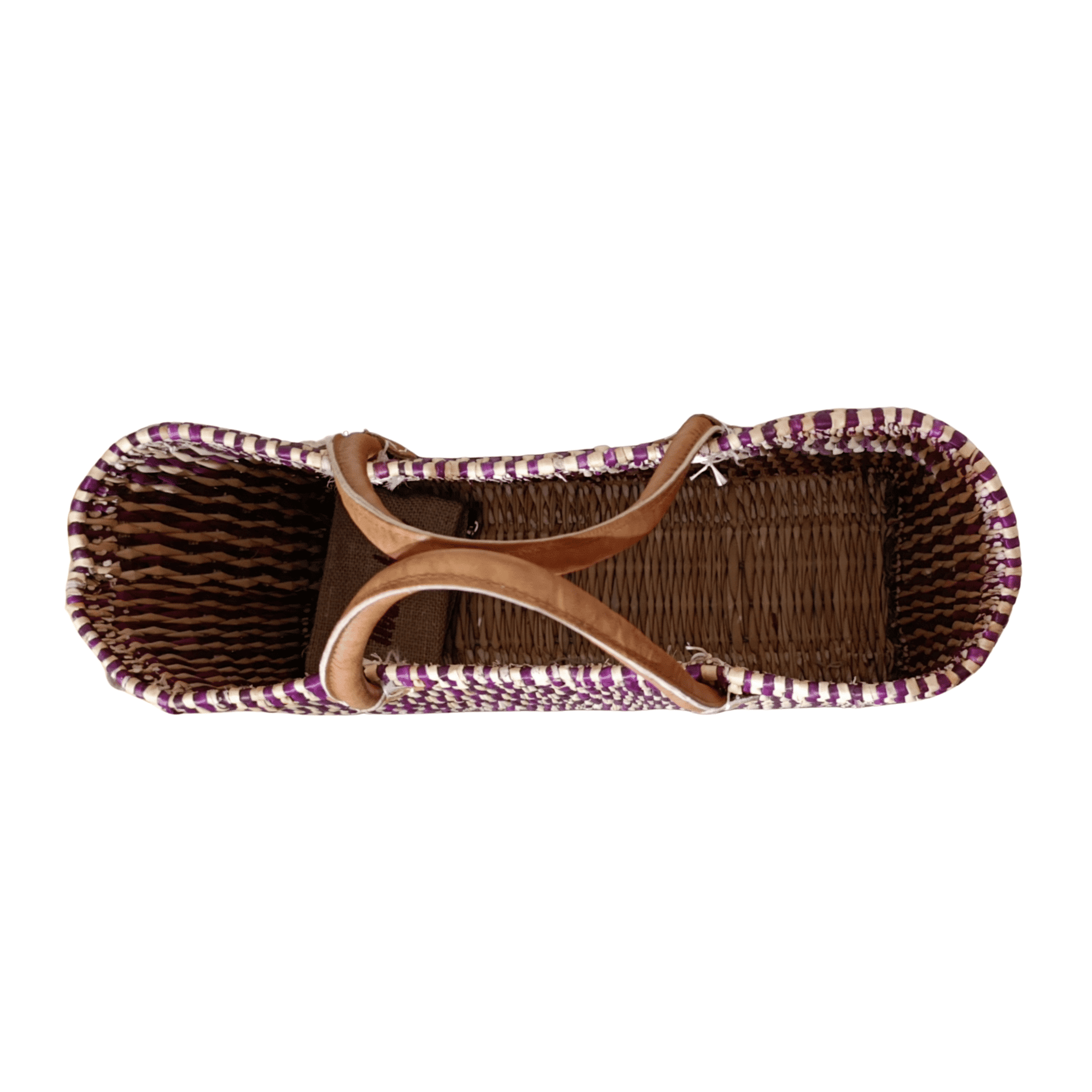 Beach bag of wicker Tamo_panier