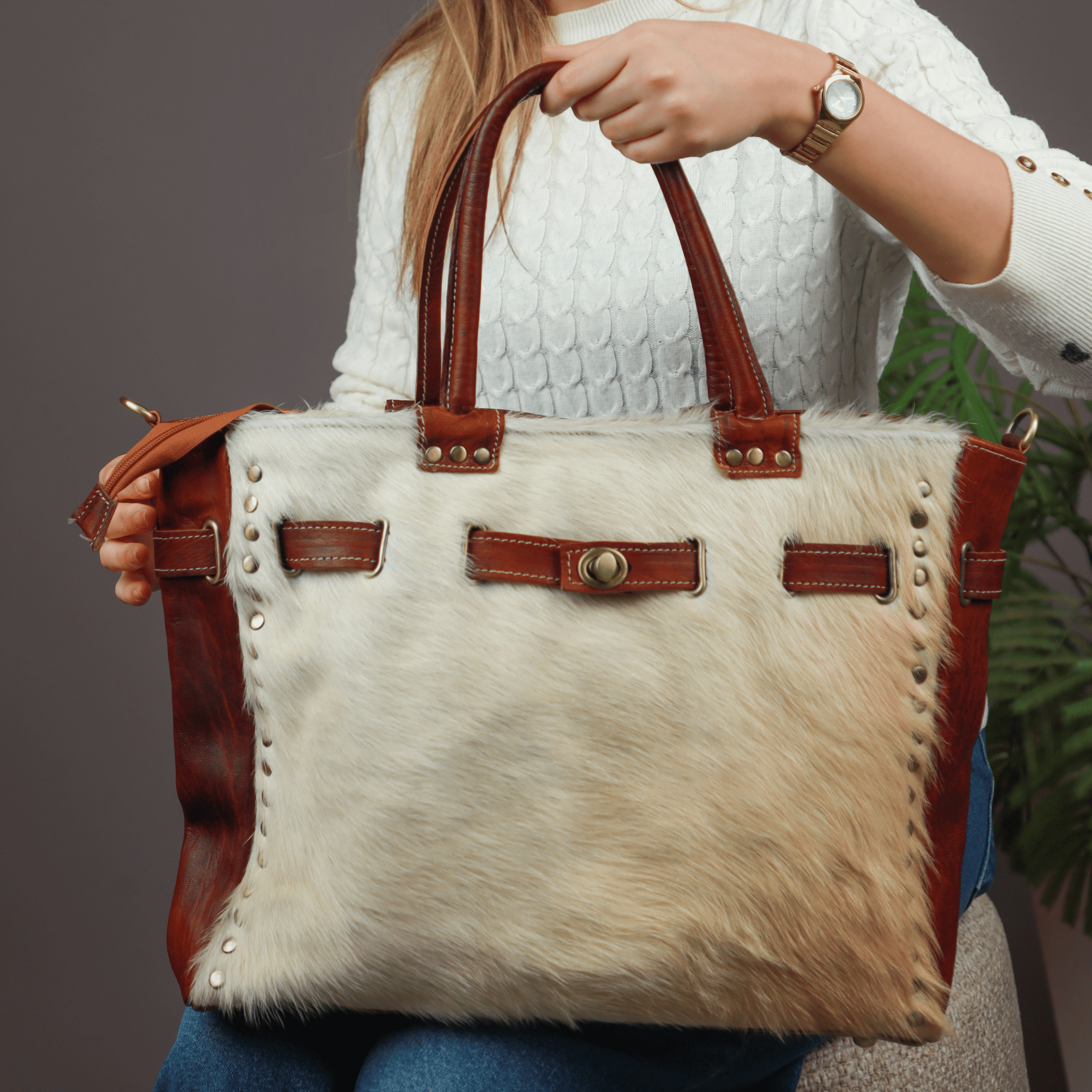 Fluffy Tote Bag Route_tote bag