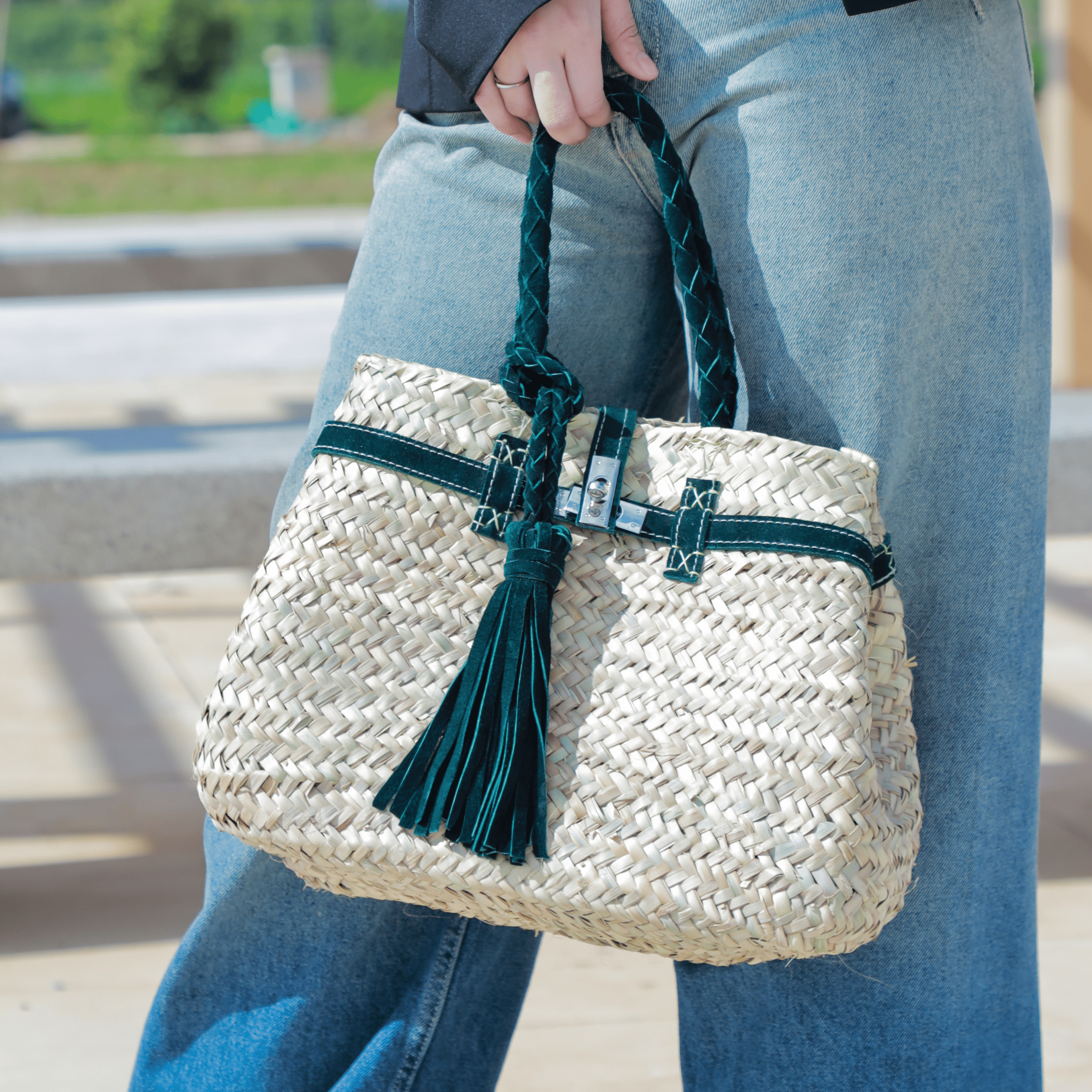 Handbag Wicker Hermen_sac à main