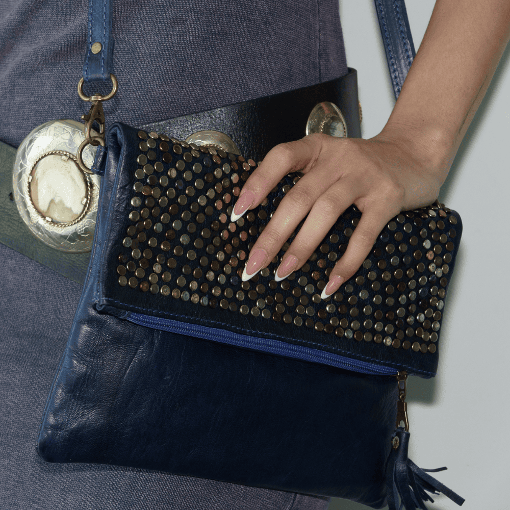 Leather Purse Stones_Sacs