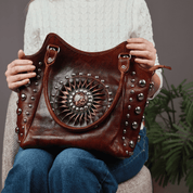 Leather Tote Bag Moonlight_tote bag