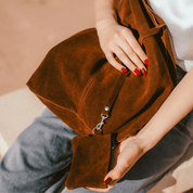 Sac daim Bohème_sac cuir daim