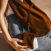 Sac daim Bohème_sac cuir daim